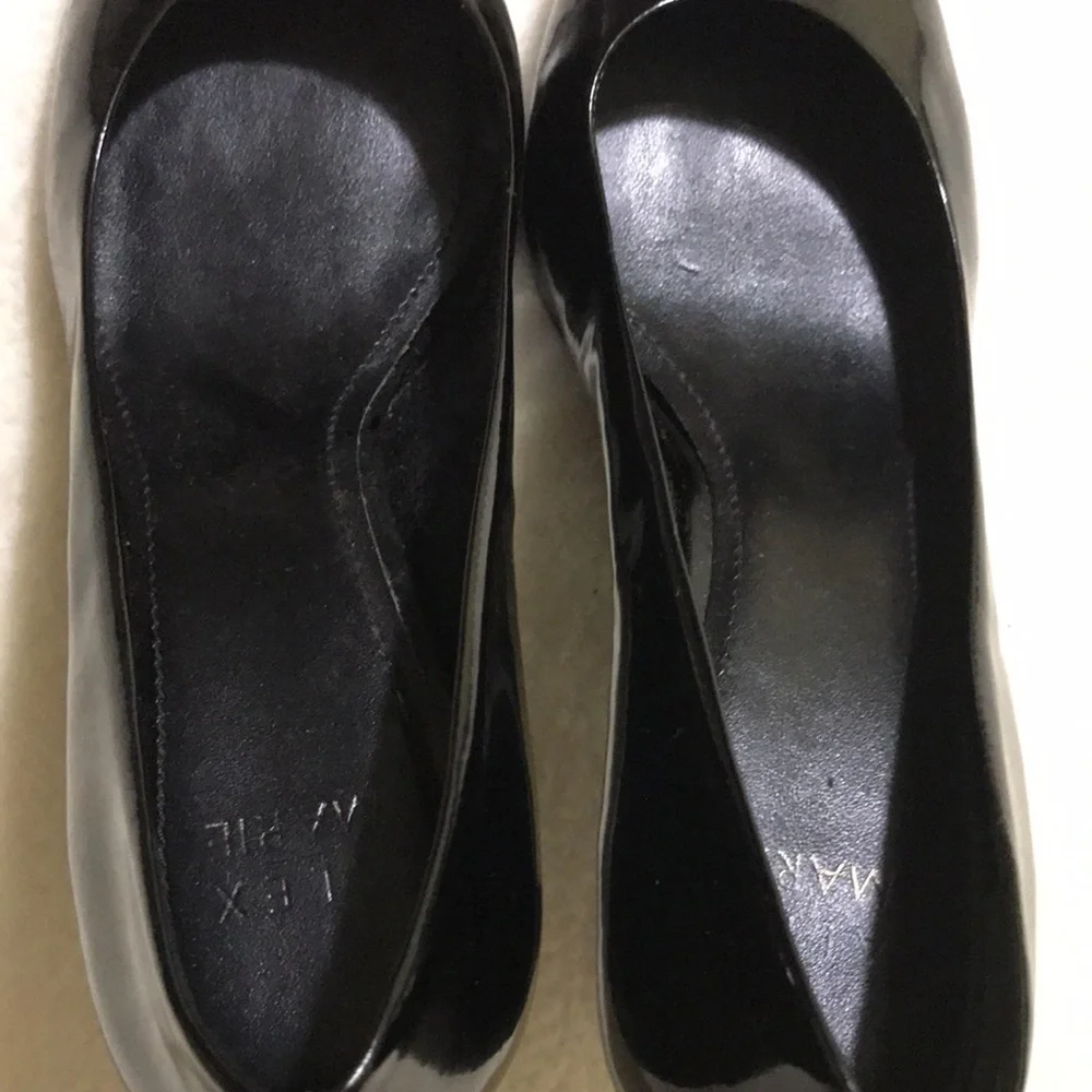 | EUC Alex Marie Black Patent Leather High Heel Shoes…9.5